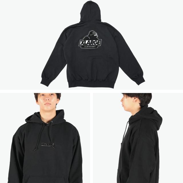 最大30%還元★5/3限定｜【5％OFFクーポン】【商品レビューで＋5％】エクストララージ パーカー メンズ レディース XLARGE スウェット ブランド 黒 SLANTED OG HOODED SWEATSHIRT 101253012003_3