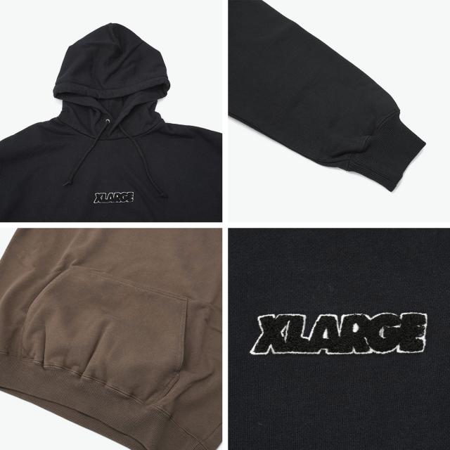 最大30%還元★5/3限定｜【5％OFFクーポン】【商品レビューで＋5％】エクストララージ パーカー メンズ レディース XLARGE スウェット ブランド 黒 SLANTED OG HOODED SWEATSHIRT 101253012003_4