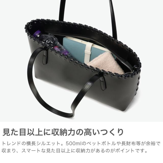 【商品レビューで＋5％】ヤーキ ハンドバッグ トートバッグ 小さめ YAHKI ブランド 手持ち 肩掛け 革 軽量 軽い A5 横型 レザー 床革 W FACE SHOULDER BAG YH-764_2