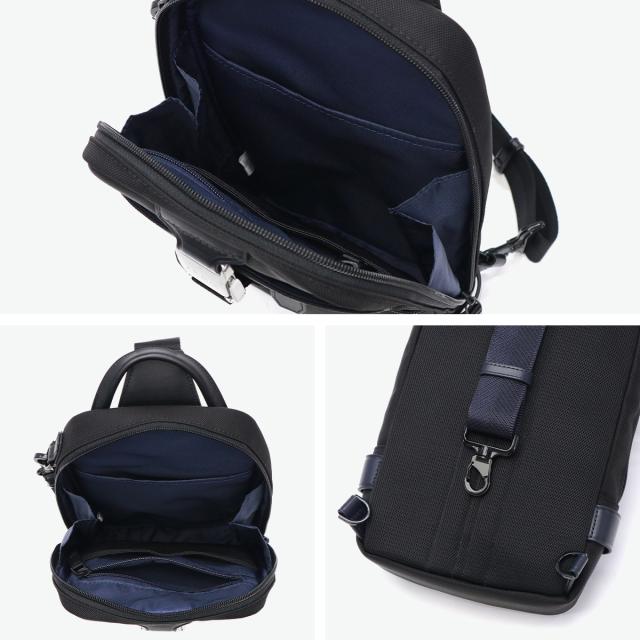 【商品レビューで＋5％】【正規品5年保証】ゼロハリバートン ボディバッグ メンズ ZERO HALLIBURTON 小さめ 軽量 4L B5 ZLM Medium Sling Bag 81514_5