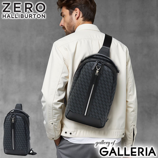 【商品レビューで＋5％】【正規品5年保証】ゼロハリバートン ボディバッグ メンズ ZERO HALLIBURTON ブランド ショルダー 防滴 PVC 大きめ モノグラム 7L A5 g 81523