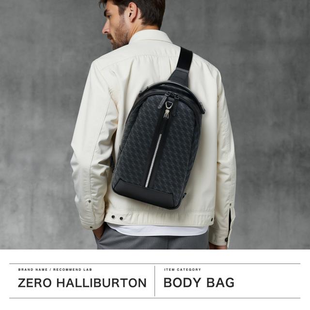 ZERO HALLIBURTON ボディバッグ ブラック 商品レビューで+5