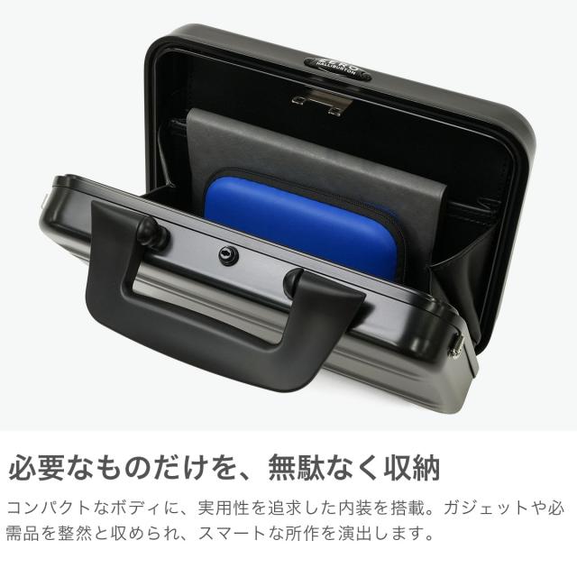 【商品レビューで＋5％】【正規品10年保証】ゼロハリバートン アタッシュケース ZERO HALLIBURTON 2WAY Small Aluminum ATT Mini 94441_4