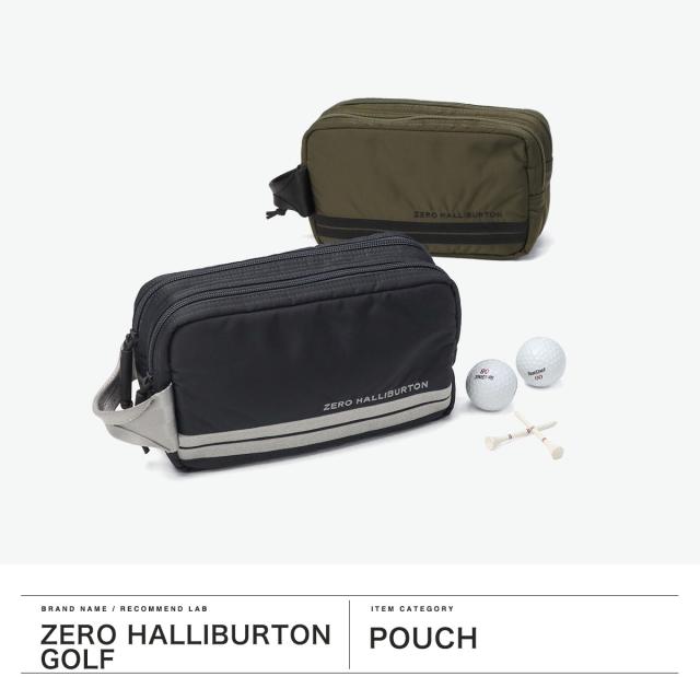 【商品レビューで＋5％】【正規品5年保証】 ゼロハリバートンゴルフ ポーチ ゴルフ 小物入れ ZERO HALLIBURTON GOLF Cart Pouch 85018_1