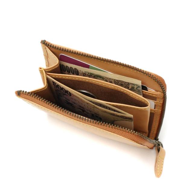 【商品レビューで＋5％】アルベロ 財布 ALBERO NATURE ナチュレ ミニ財布 小さめ L字ファスナー 小銭入れあり 日本製 レディース 5334_7