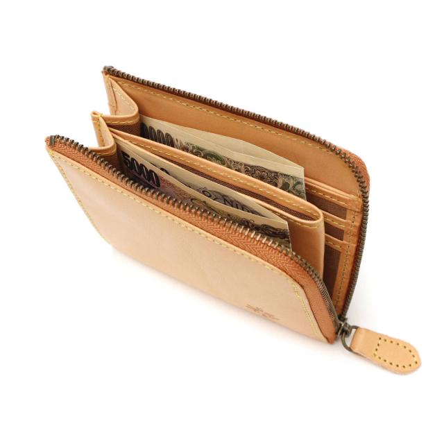 【商品レビューで＋5％】アルベロ 財布 ALBERO NATURE ナチュレ ミニ財布 小さめ L字ファスナー 小銭入れあり 日本製 レディース 5334_9