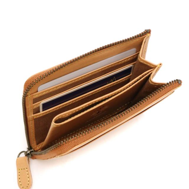 【商品レビューで＋5％】アルベロ 財布 ALBERO NATURE ナチュレ ミニ財布 小さめ L字ファスナー 小銭入れあり 日本製 レディース 5334_10