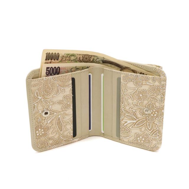 【商品レビューで+5%】アルカン 財布 Arukan クレア 二つ折り財布 コンパクト 本革 レザー 花柄 レディース 日本製 1411-674の通販は 【商品レビューで+5%】アルカン 財布 Arukan クレア 二つ折り財布 コンパクト 本革 レザー 花柄 レディース 日本製 1411-674の通販は