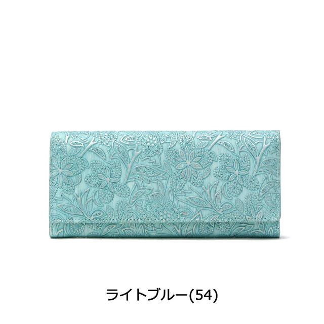 最大30%還元★5/3限定｜【商品レビューで＋5％】アルカン 長財布 Arukan クレア かぶせ 本革 花柄 型押し 日本製 レディース 1417-620_3