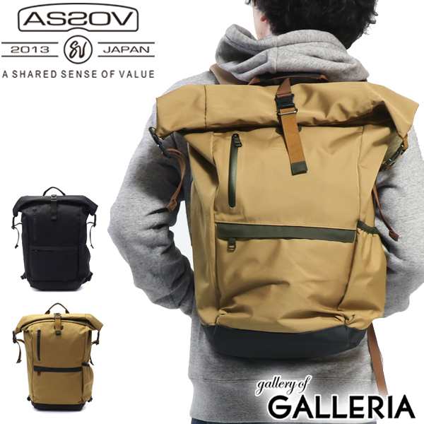 【商品レビューで+5%】【正規品1年保証】アッソブ リュック AS2OV ロールトップ バックパック WATER PROOF CORDURA 305D ROLL BACKPACK ショルダーバッグ ASSOV 141609