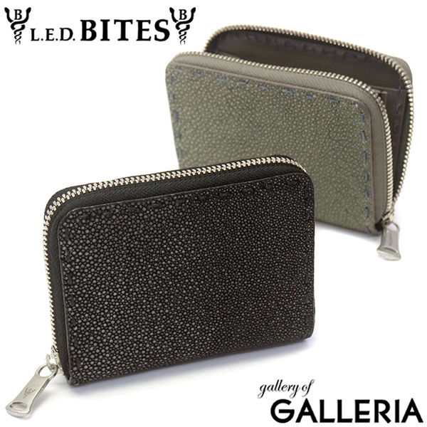 【商品レビューで＋5％】L.E.D.BITES エルイーディーバイツ RAY コインケース エイ革 小銭入れ メンズ LEDバイツ B-2332の通販は
