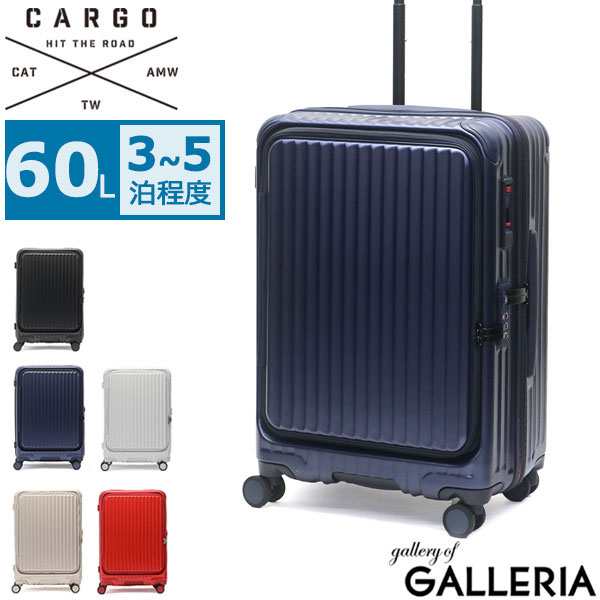 【商品レビューで＋5％】【正規品2年保証】カーゴ スーツケース CARGO Mサイズ AiR LAYER TRIO TSA 60L 5泊 旅行 出張 CAT648LY