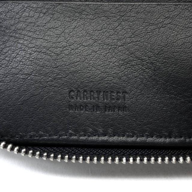 【商品レビューで＋5％】キャリーネスト 財布 CARRYNEST ラウンドファスナー 二つ折り財布 小銭入れ カード コンパクト レザー E ID NEST_18