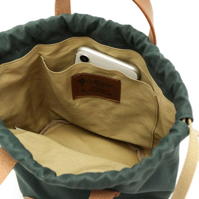 【商品レビューで＋5％】クレドラン 巾着バッグ CLEDRAN HABI PURSE BAG トートバッグ コンパクト 軽量 帆布 日本製 レディース CL-3303