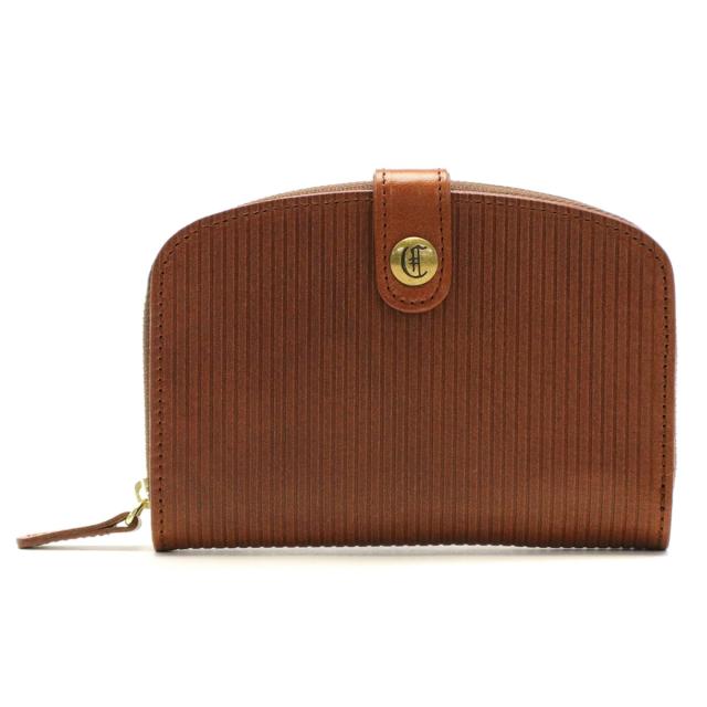 【商品レビューで＋5％】クレドラン 財布 CLEDRAN RAY レイ WALLET 二つ折り財布 小銭入れ付き 大きめ 本革 ストライプ 日本製 CL-3210_4