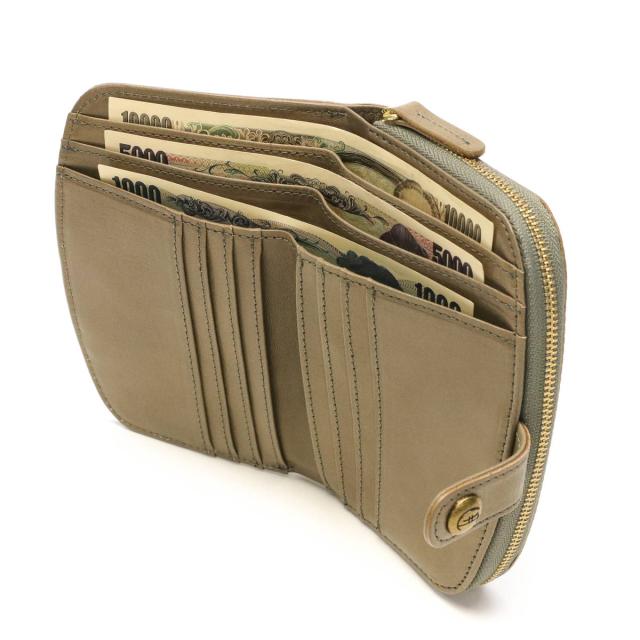 【商品レビューで＋5％】クレドラン 財布 CLEDRAN RAY レイ WALLET 二つ折り財布 小銭入れ付き 大きめ 本革 ストライプ 日本製 CL-3210_9