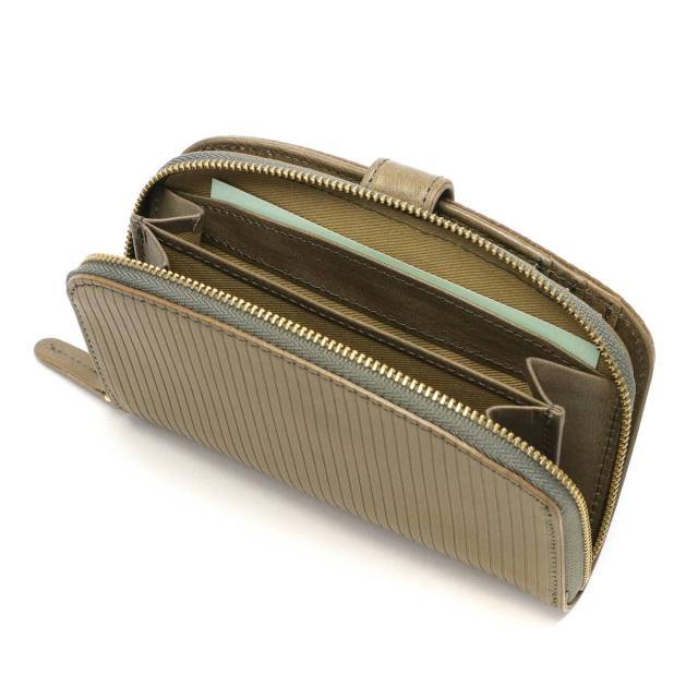 【商品レビューで＋5％】クレドラン 財布 CLEDRAN RAY レイ WALLET 二つ折り財布 小銭入れ付き 大きめ 本革 ストライプ 日本製 CL-3210_12