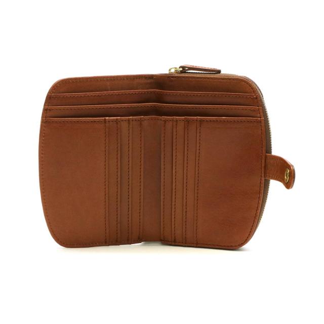 【商品レビューで＋5％】クレドラン 財布 CLEDRAN RAY レイ WALLET 二つ折り財布 小銭入れ付き 大きめ 本革 ストライプ 日本製 CL-3210_15