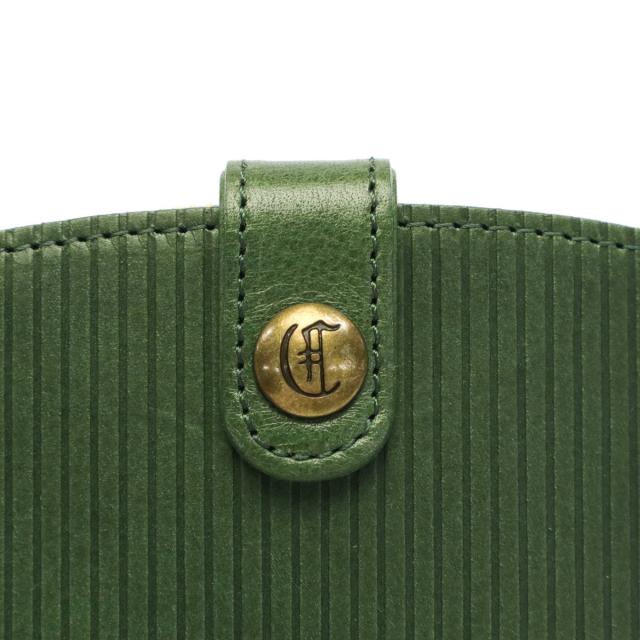 【商品レビューで＋5％】クレドラン 財布 CLEDRAN RAY レイ WALLET 二つ折り財布 小銭入れ付き 大きめ 本革 ストライプ 日本製 CL-3210_16