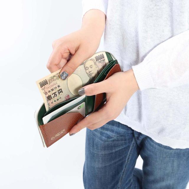 【商品レビューで＋5％】コモノ 財布 com-ono 二つ折り ミニ財布 コンパクト SLIM SERIES レザー 革 SLIM-002_4