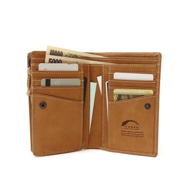 商品レビューで＋5％】コルボ 財布 CORBO Curious 二つ折り財布 メンズ