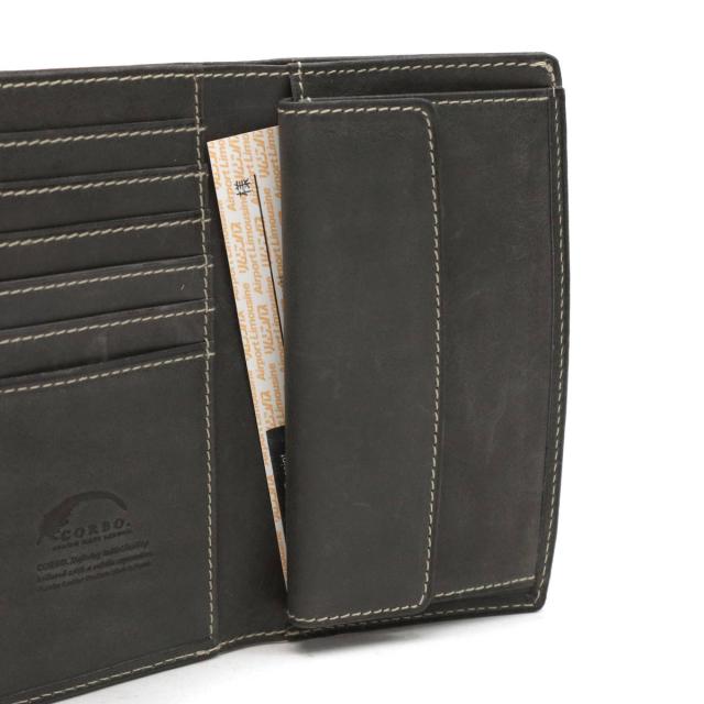 【商品レビューで＋5％】コルボ 財布 CORBO 三つ折り財布 Curious キュリオス メンズ 本革 小銭入れ付き 限定カラー 8LO-1110_17
