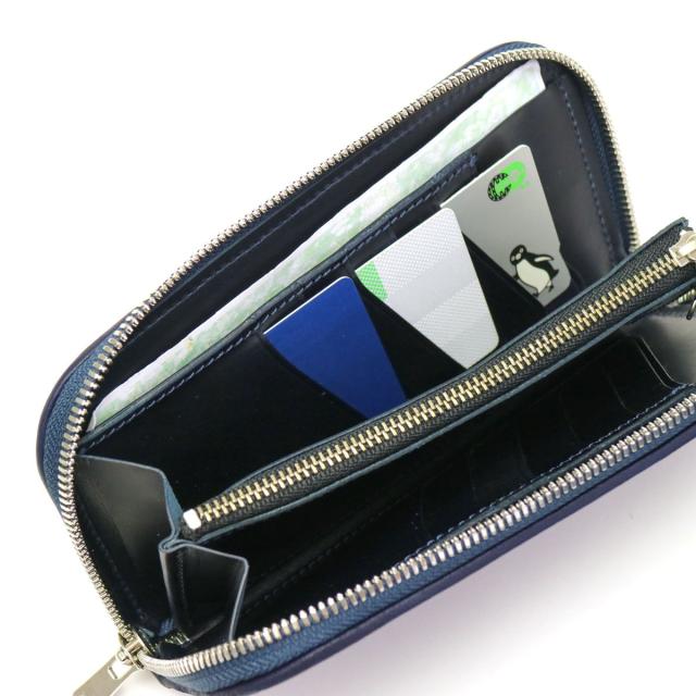 【5％OFFクーポン】【商品レビューで＋5％】【セール40%OFF】【当店限定 コラボモデル】クランプ ラウンドファスナー長財布 Cramp 天然本藍染革 SKM-G001 最大30%還元☆1/3限定｜【商品レビューで＋5％】【セール40％OFF