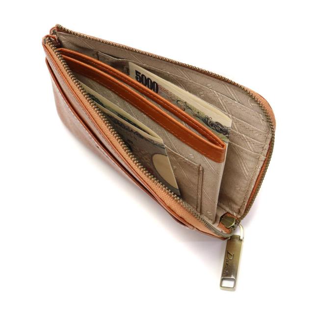 【商品レビューで＋5％】【ダコタ限定小物プレゼント】ダコタ ミニ財布 Dakota ラルゴ 財布 L字ファスナー 小銭入れ 本革 薄型 レディース 0035880 0030580_13