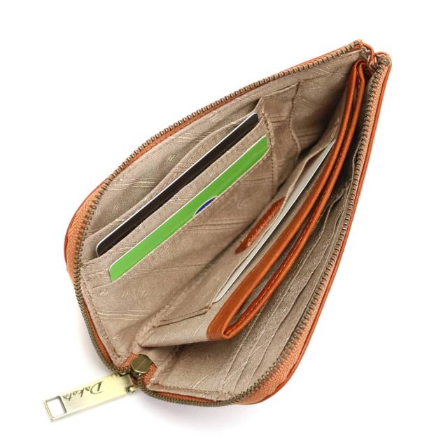 【商品レビューで＋5％】【ダコタ限定小物プレゼント】ダコタ ミニ財布 Dakota ラルゴ 財布 L字ファスナー 小銭入れ 本革 薄型 レディース 0035880 0030580_14