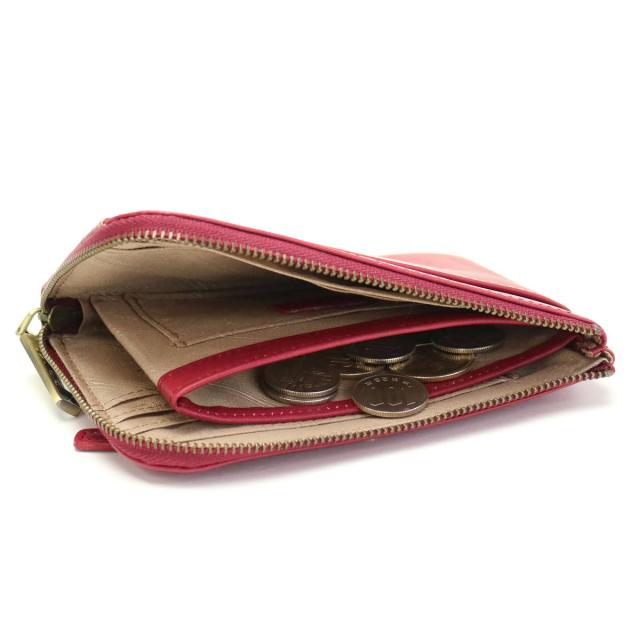 【商品レビューで＋5％】【ダコタ限定小物プレゼント】ダコタ ミニ財布 Dakota ラルゴ 財布 L字ファスナー 小銭入れ 本革 薄型 レディース 0035880 0030580_16