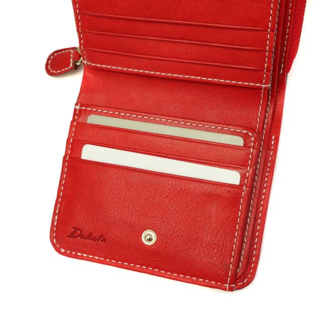 【商品レビューで＋5％】【ダコタ限定小物プレゼント】ダコタ 財布 Dakota 二つ折り財布 コラッジョ 本革 コンパクト 小さめ レディース ブランド 0036440_11