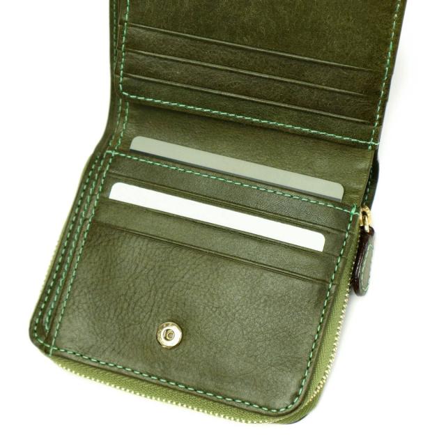 【商品レビューで＋5％】【ダコタ限定小物プレゼント】ダコタ 財布 Dakota 二つ折り財布 コラッジョ 本革 コンパクト 小さめ レディース ブランド 0036440_13