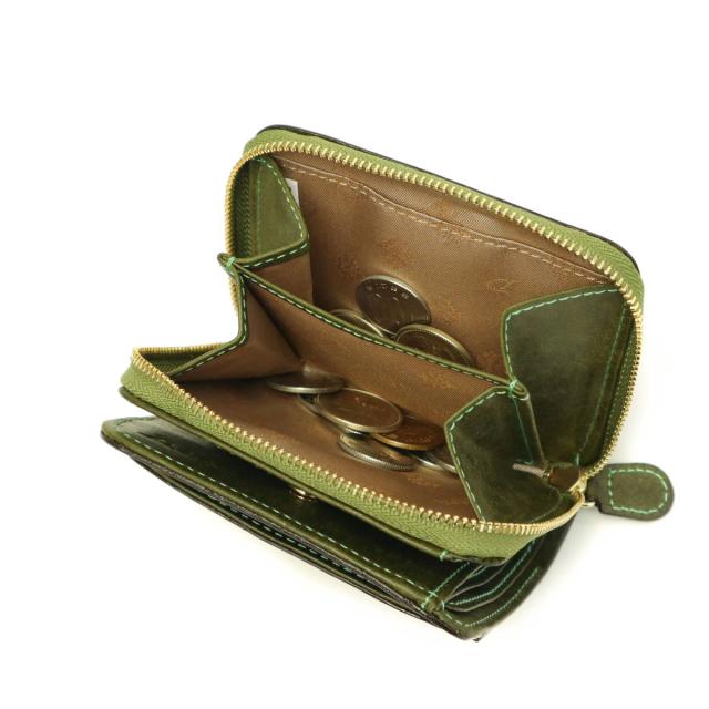 【商品レビューで＋5％】【ダコタ限定小物プレゼント】ダコタ 財布 Dakota 二つ折り財布 コラッジョ 本革 コンパクト 小さめ レディース ブランド 0036440_16