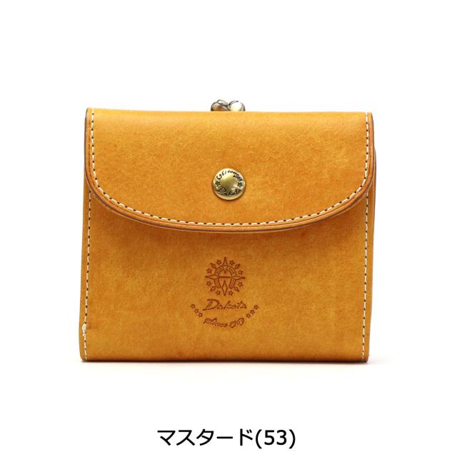 【商品レビューで＋5％】【ダコタ限定小物プレゼント】ダコタ 財布 Dakota 二つ折り がま口 二つ折り財布 コラッジョ 本革 コンパクト 小さめ 0036441_4