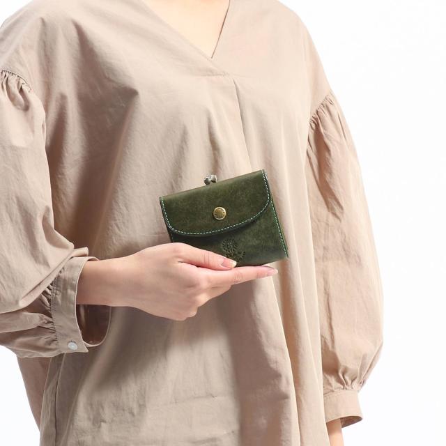 【商品レビューで＋5％】【ダコタ限定小物プレゼント】ダコタ 財布 Dakota 二つ折り がま口 二つ折り財布 コラッジョ 本革 コンパクト 小さめ 0036441_6