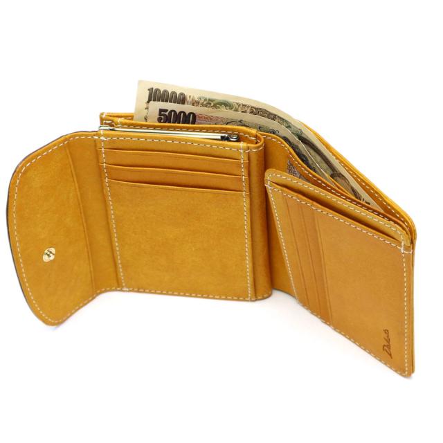 【商品レビューで＋5％】【ダコタ限定小物プレゼント】ダコタ 財布 Dakota 二つ折り がま口 二つ折り財布 コラッジョ 本革 コンパクト 小さめ 0036441_10