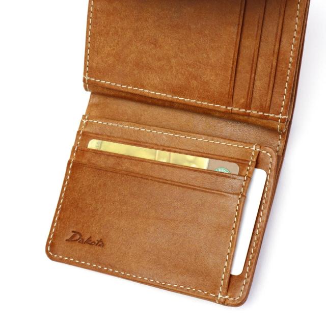 【商品レビューで＋5％】【ダコタ限定小物プレゼント】ダコタ 財布 Dakota 二つ折り がま口 二つ折り財布 コラッジョ 本革 コンパクト 小さめ 0036441_12