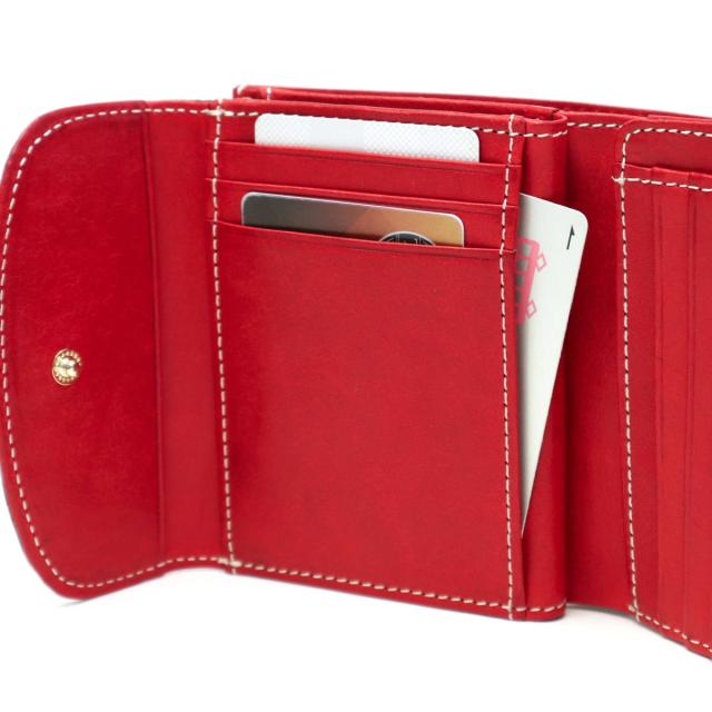 【商品レビューで＋5％】【ダコタ限定小物プレゼント】ダコタ 財布 Dakota 二つ折り がま口 二つ折り財布 コラッジョ 本革 コンパクト 小さめ 0036441_13