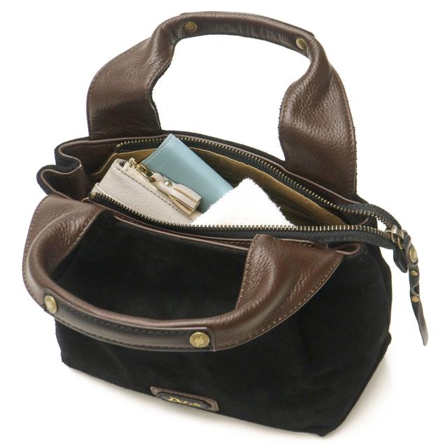 【商品レビューで＋5％】【ダコタ限定小物プレゼント】ダコタ トートバッグ Dakota パローネ レザートート ファスナー付き コンパクト ベロア 1034281_11