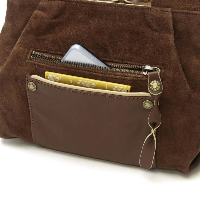 【商品レビューで＋5％】【ダコタ限定小物プレゼント】ダコタ トートバッグ Dakota パローネ レザートート ファスナー付き コンパクト ベロア 1034281_12