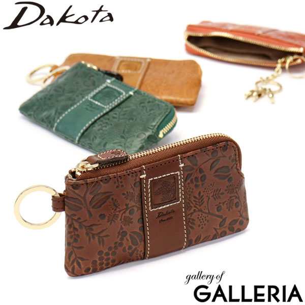 【ダコタ限定小物プレゼント】ダコタ キーケース Dakota ミモザ スマートキー カードキー コンパクト 革 レザー ボタニカル 0030255の通販は
