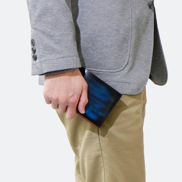 【商品レビューで＋5％】フェソン 財布 FESON 二つ折り財布 アドバン切目札入 メンズ レザー 本革 小銭入れあり ST01-003_5
