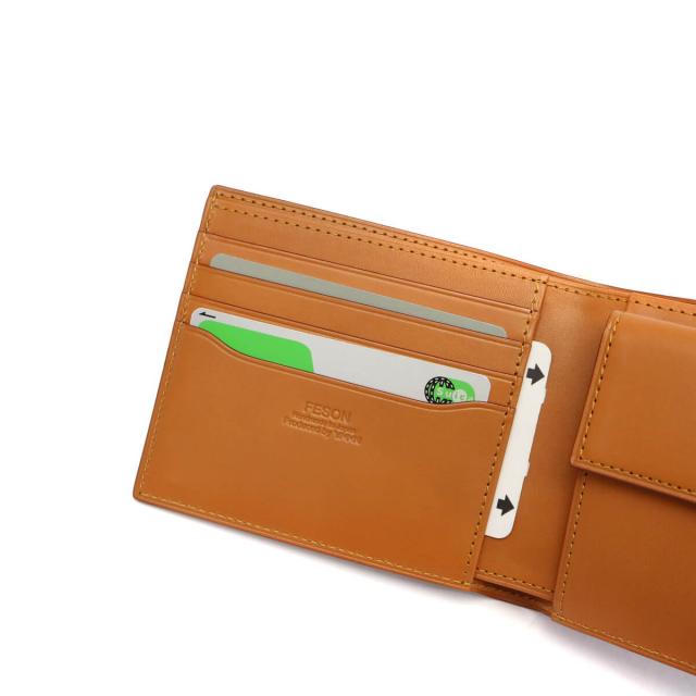 【商品レビューで＋5％】フェソン 財布 FESON 二つ折り財布 アドバン切目札入 メンズ レザー 本革 小銭入れあり ST01-003_13