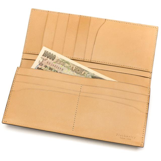 【商品レビューで＋5％】フラソリティ 長財布 Flathority waterOil Cordovan Long Wallet かぶせ コードバン 本革 日本製 FM-701_10