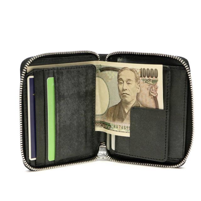 商品レビューで＋5％】アエナ 財布 HMAEN 二つ折り財布 BOX型小銭入れ