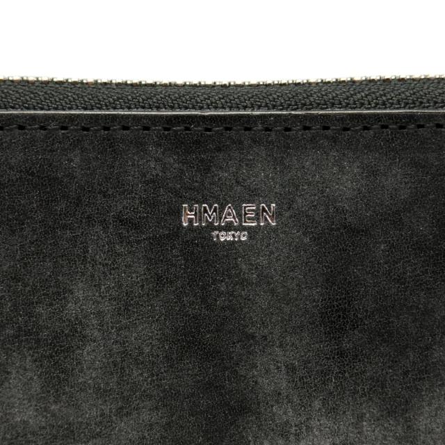 【商品レビューで＋5％】アエナ 財布 HMAEN 二つ折り財布 BOX型小銭入れ BILL フルレザーラウンドジップミニ財布 本革 大人 日本製_18