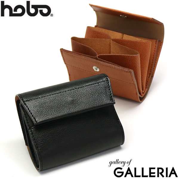 【商品レビューで＋5％】ホーボー 二つ折り財布 hobo ACCORDION WALLET COW LEATHER 財布 二つ折り 小銭入れ 日本製 HB-W3503