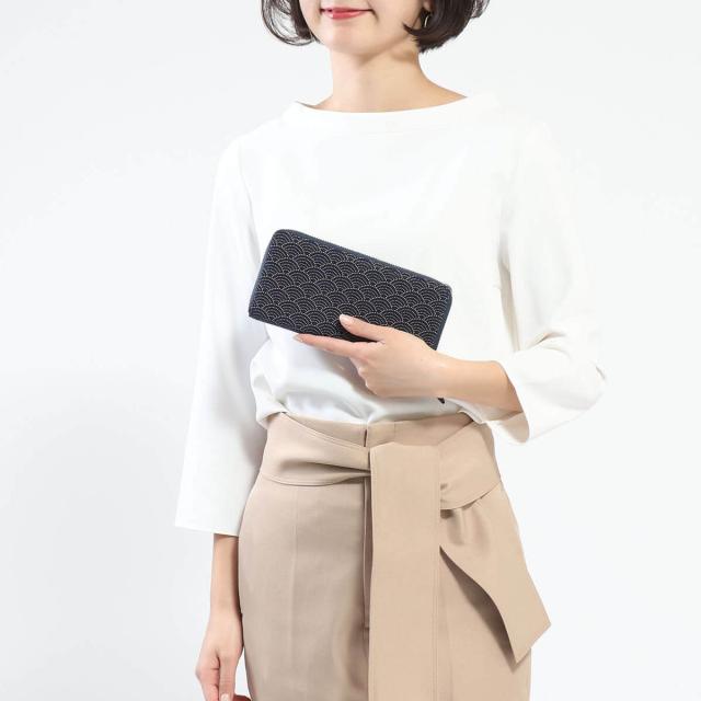 【商品レビューで＋5％】印傳屋 長財布 印伝 インデンヤ INDEN-YA ラウンドファスナー 束入Y 上原勇七 甲州印伝 2111_10