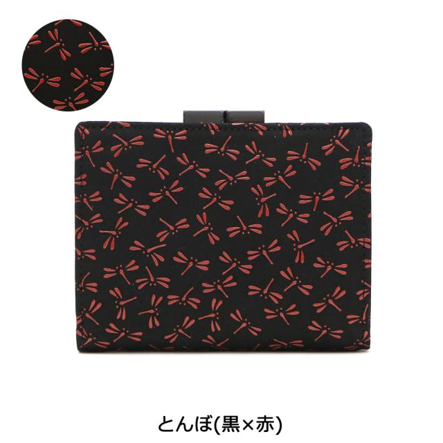 【商品レビューで＋5％】印傳屋 財布 印伝 インデンヤ INDEN-YA 二つ折り 二つ折り財布 がま口 小銭入れあり 本革 115がま札 1604_3