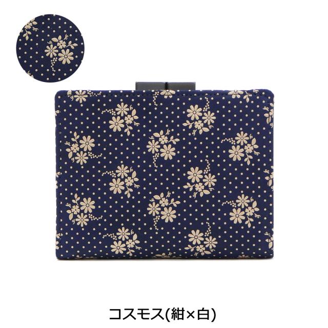 【商品レビューで＋5％】印傳屋 財布 印伝 インデンヤ INDEN-YA 二つ折り 二つ折り財布 がま口 小銭入れあり 本革 115がま札 1604_6